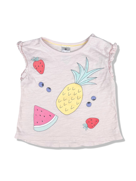 Target Pink Fruity Top - Size 0