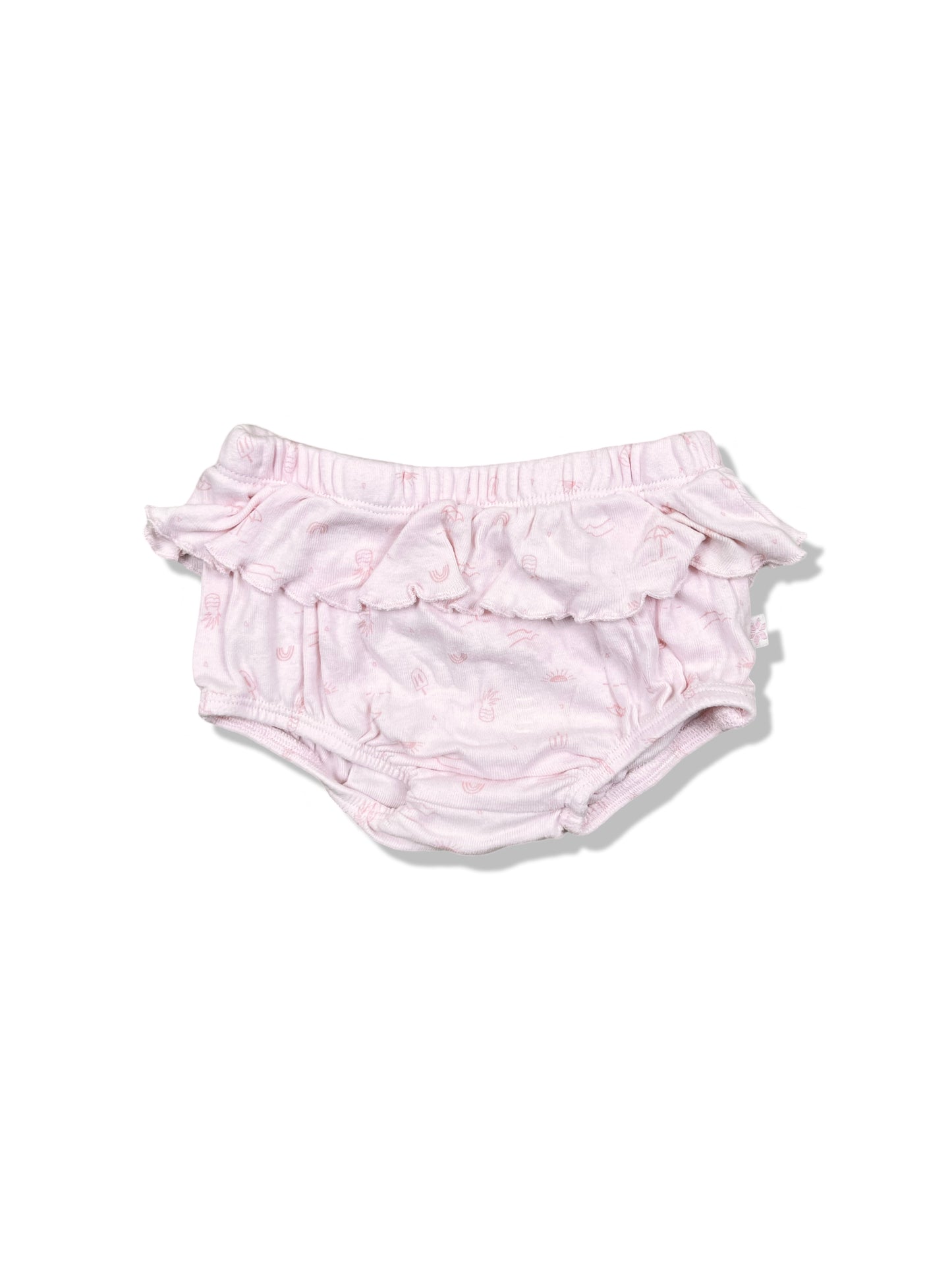 Marquise Pink Frill Bottom Bloomers - Size 00