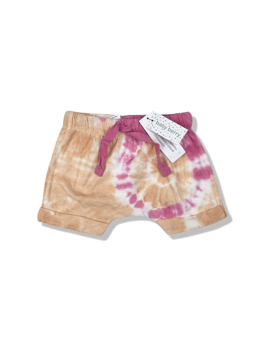 Baby Berry Tie Dye Jersey Shorts 100% Cotton BNWT - Size 00