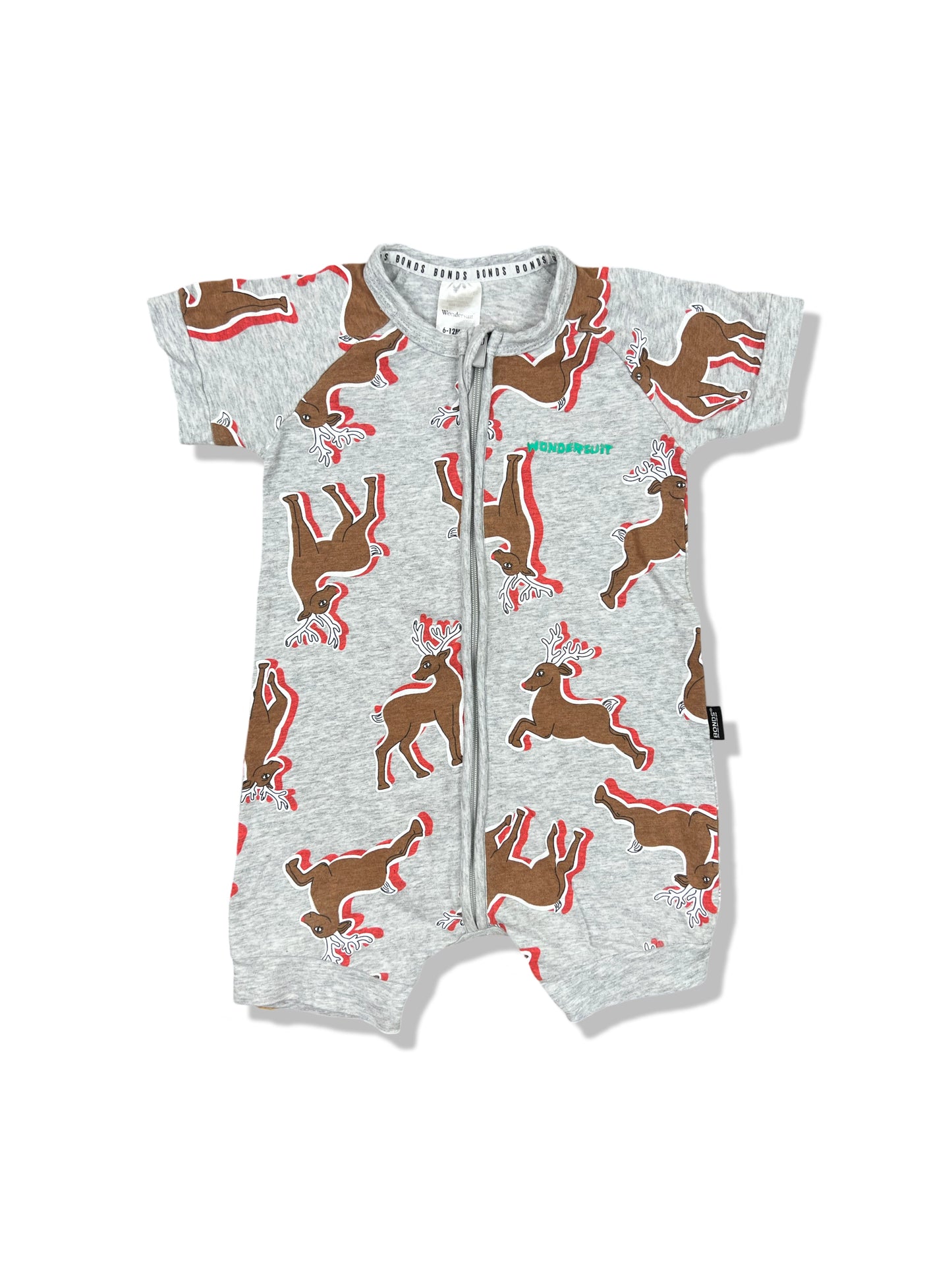 Bonds Short Reindeer Wondersuit - Size 0