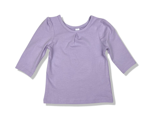 Dymples Purple Long Sleeve Top Organic Cotton - Size 000