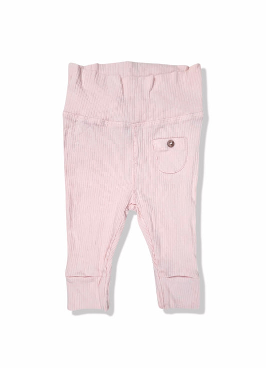 Anko Pink Ribbed Leggings - Size 00