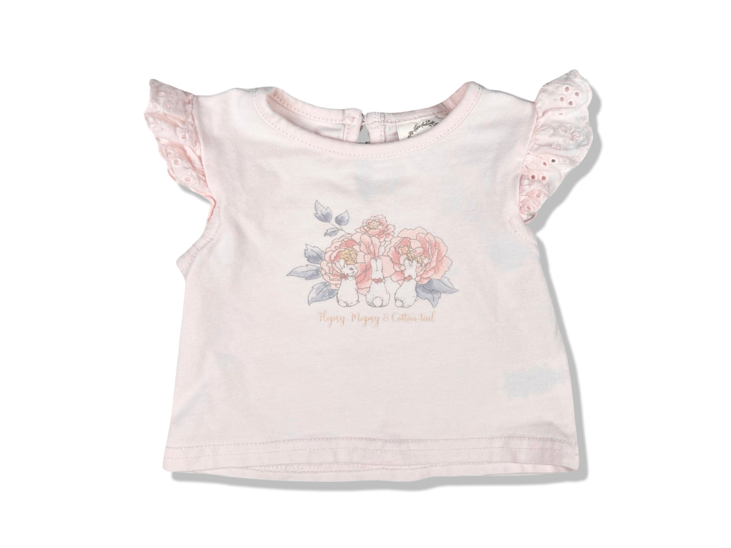 Target x Peter Rabbit Flutter Sleeve Top - Size 0000