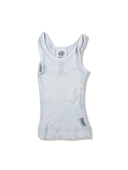 Bonds Light Blue Singlet Organic Cotton - Size 0000