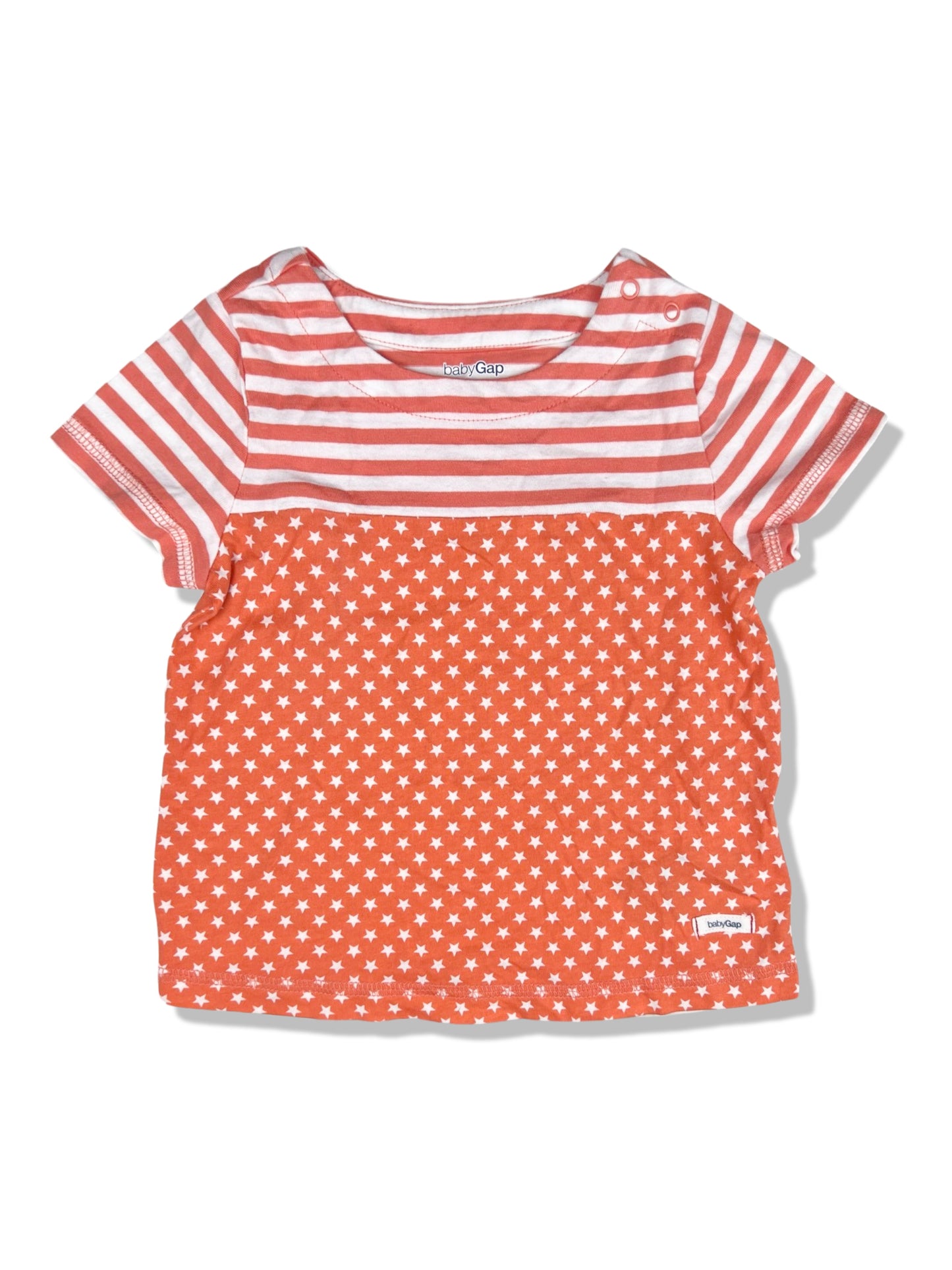 Baby Gap Orange Tee - Size 0