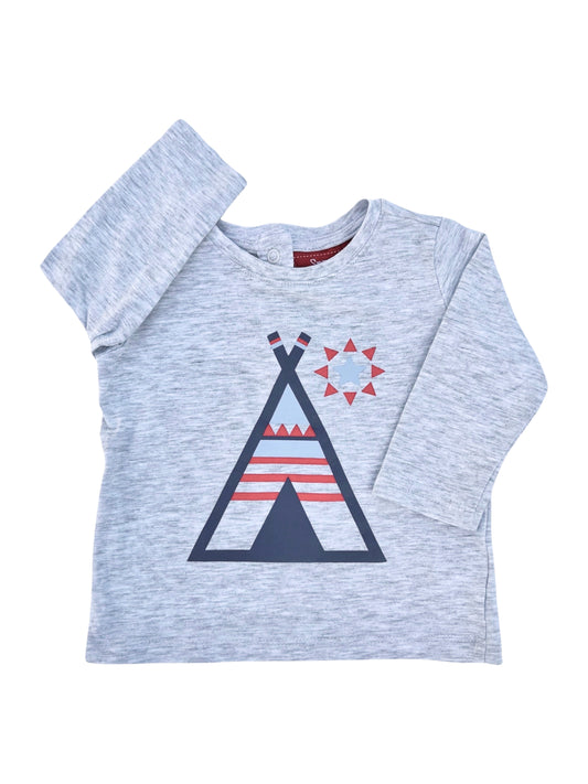 Sprout Teepee LS Shirt - Size 000