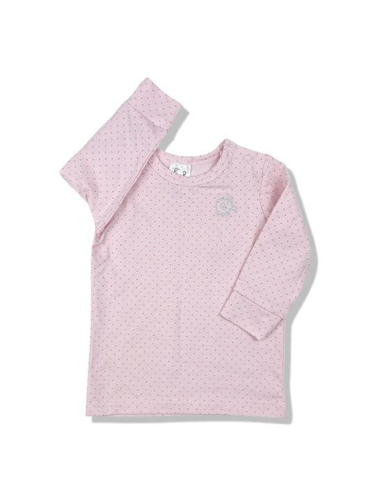 Target Pink Spotty LS Top - Size 00