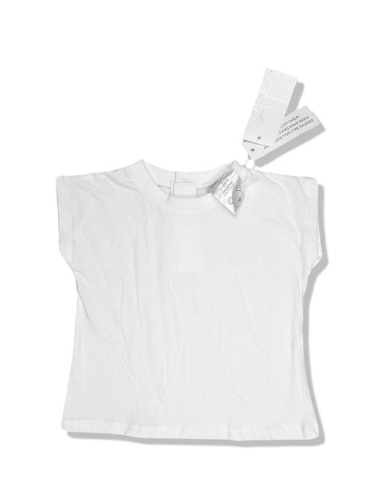 Baby Baby White Tee 100% Cotton BNWT - Size 1