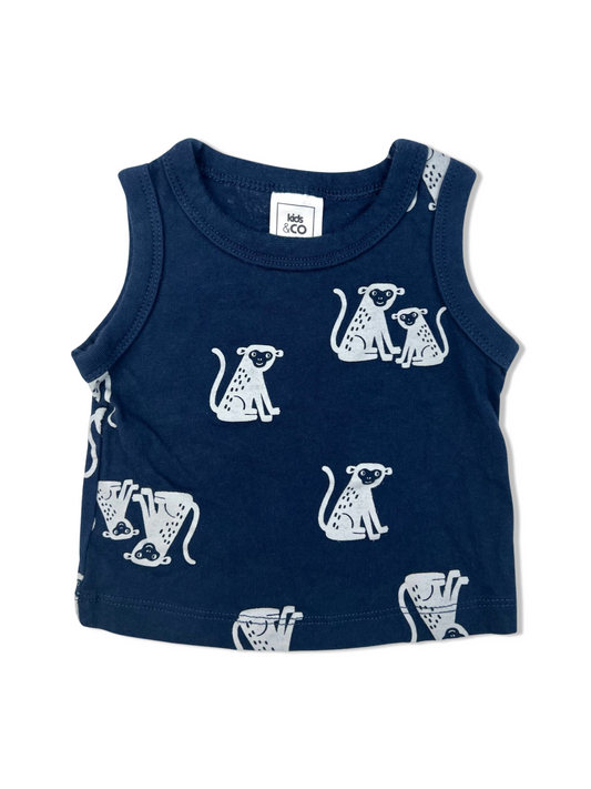 Kids & Co Navy Tank - Size 0000