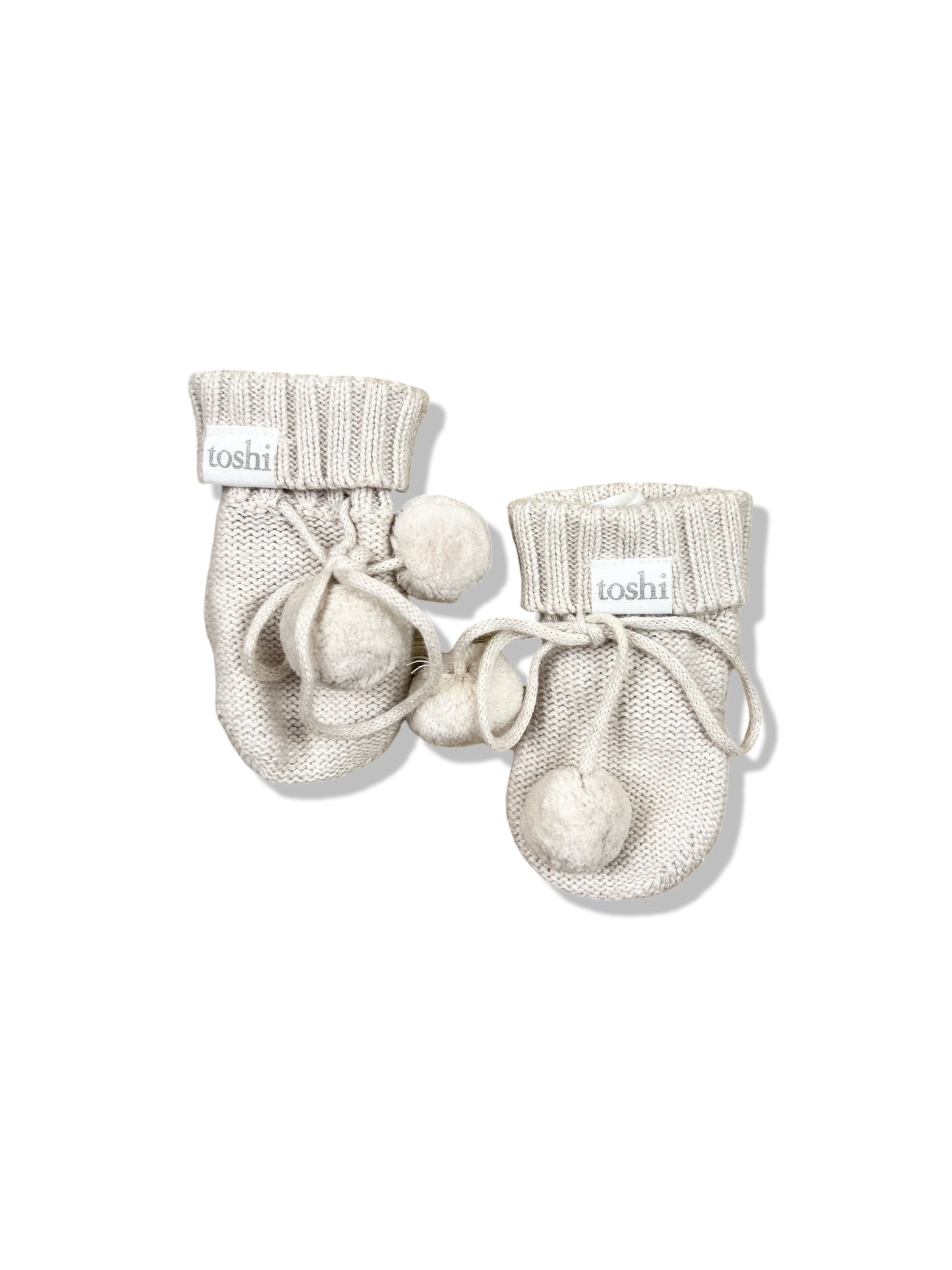 Toshi Knitted Mittens 100% Organic Cotton - Size 000