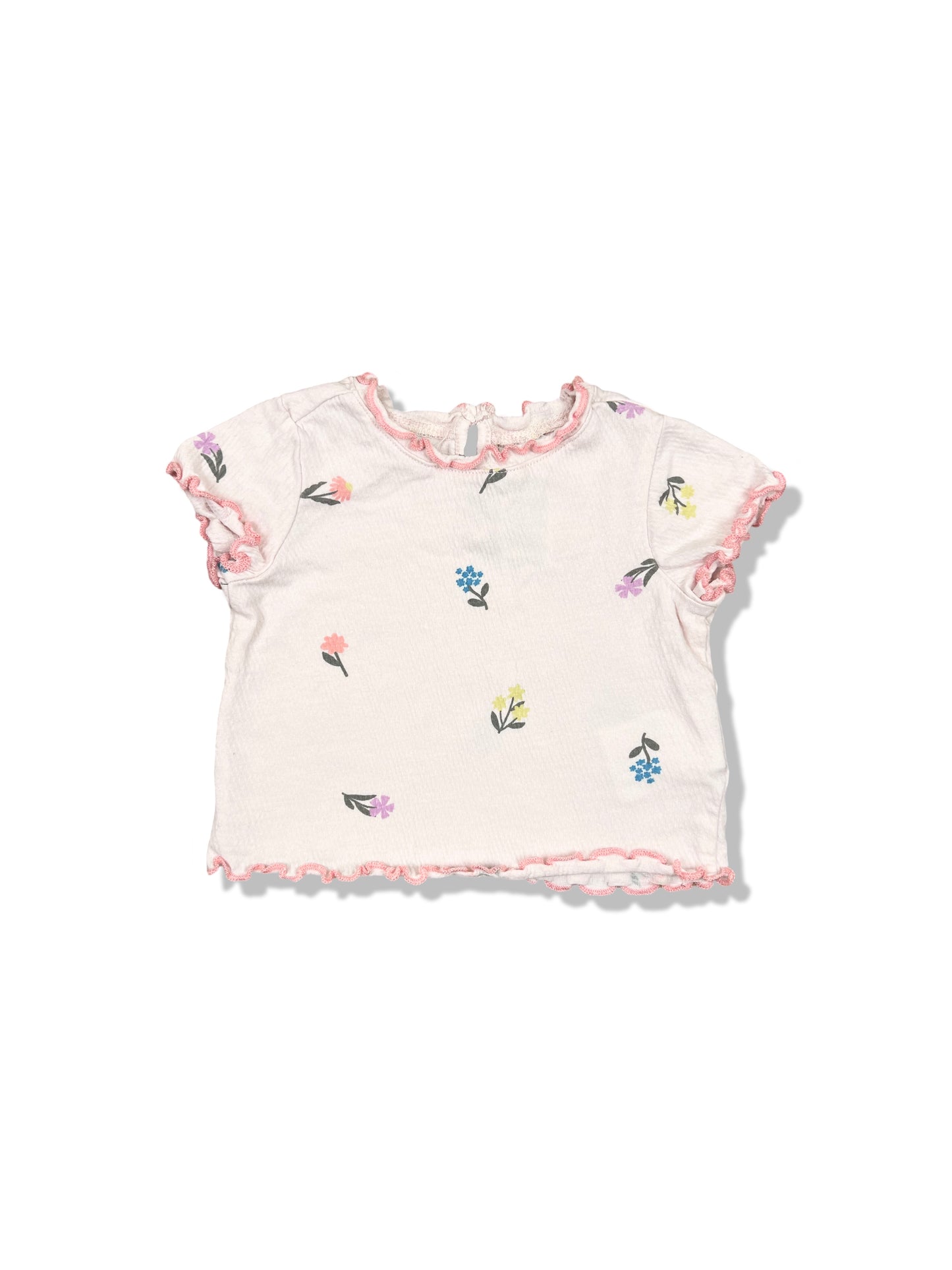 Cotton On Baby Pink SS Tee - Size 000